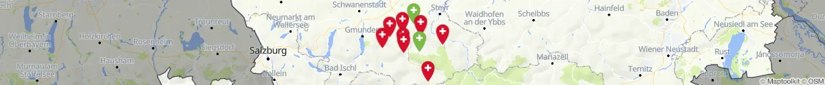 Map view for Pharmacies emergency services nearby Klaus an der Pyhrnbahn (Kirchdorf, Oberösterreich)